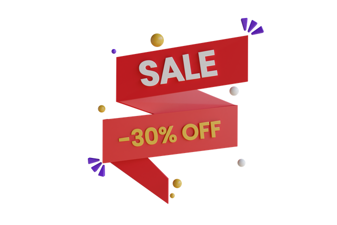 Sale  3D Icon