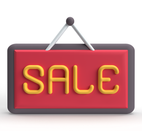 Sale  3D Icon