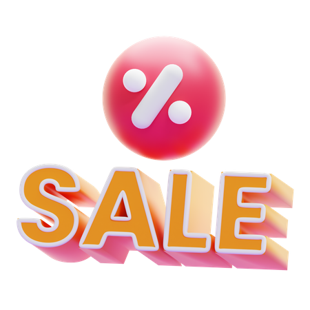 SALE  3D Icon