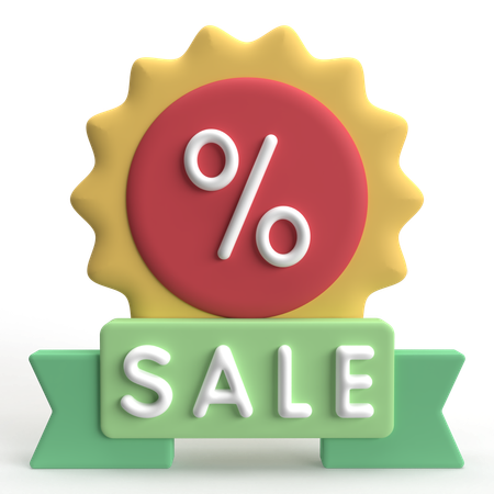 Sale  3D Icon