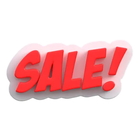 Sale  3D Icon