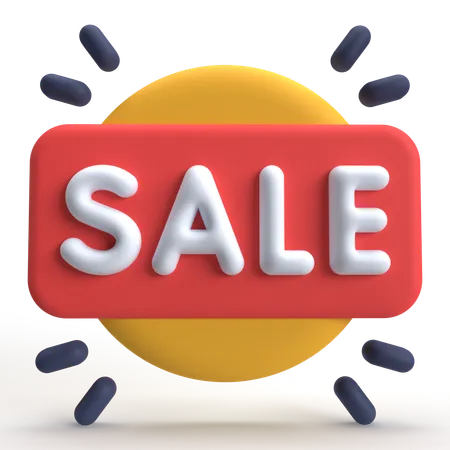 Sale  3D Icon