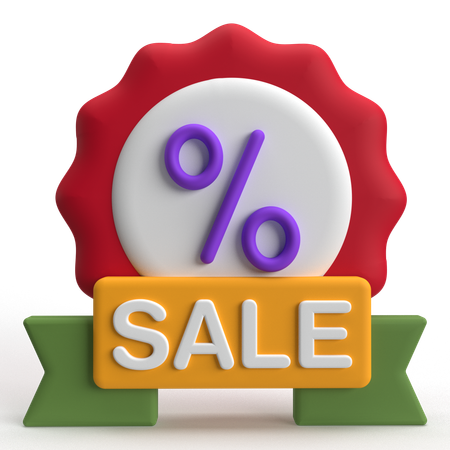 Sale  3D Icon