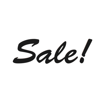 Sale  3D Icon