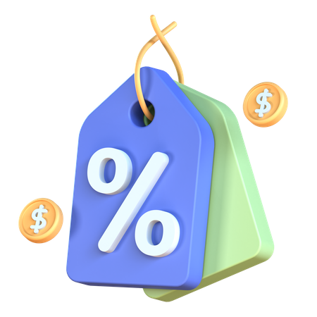 Sale  3D Icon