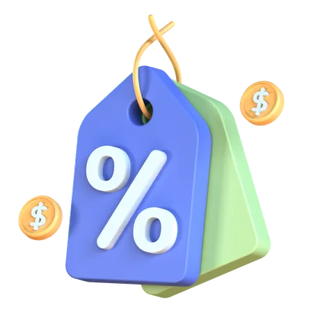 Sale  3D Icon