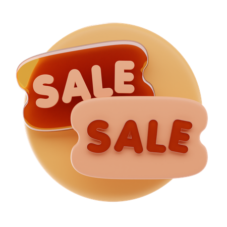 Sale  3D Icon