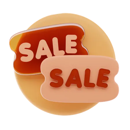 Sale  3D Icon