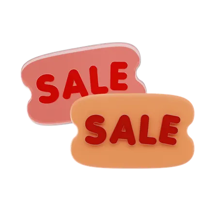 Sale  3D Icon