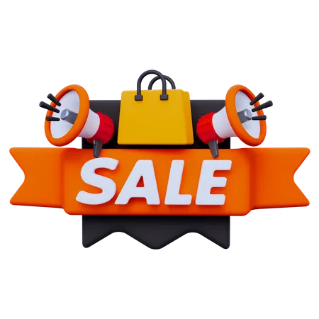 Sale  3D Icon