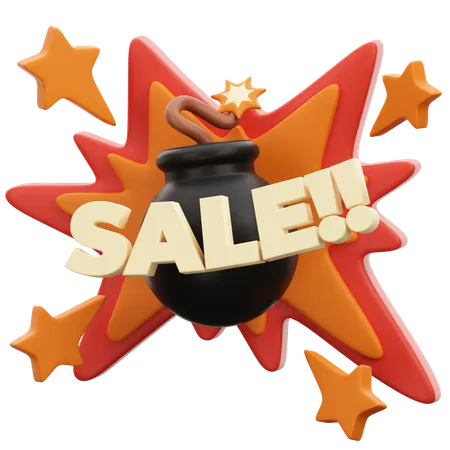 Sale  3D Icon