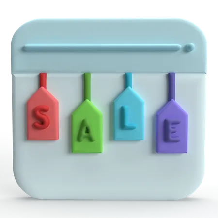 Sale  3D Icon