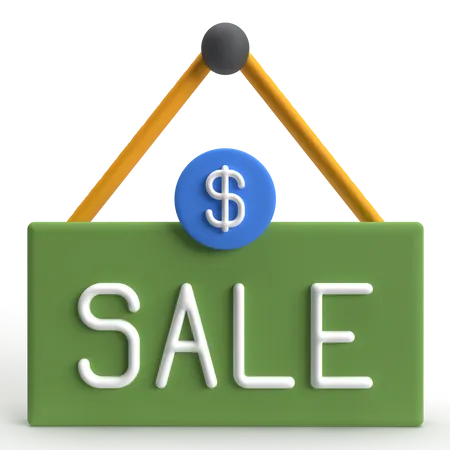 Sale  3D Icon