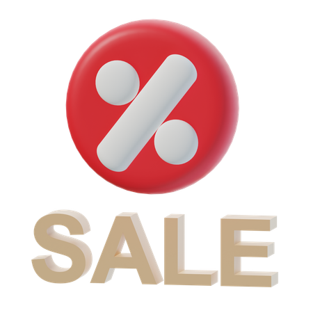 Sale  3D Icon