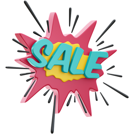 Sale  3D Icon