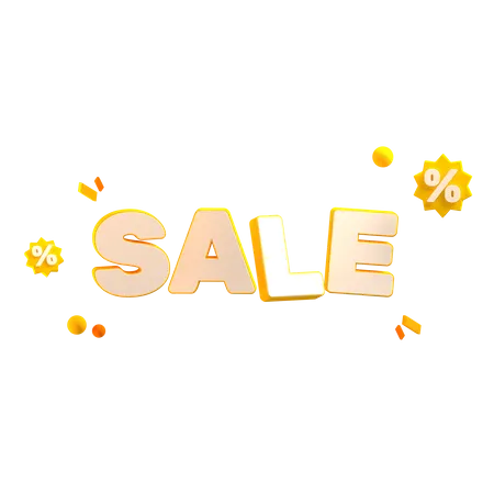 Sale  3D Illustration