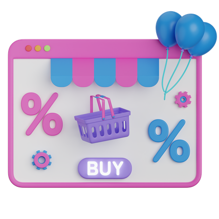 Sale  3D Illustration