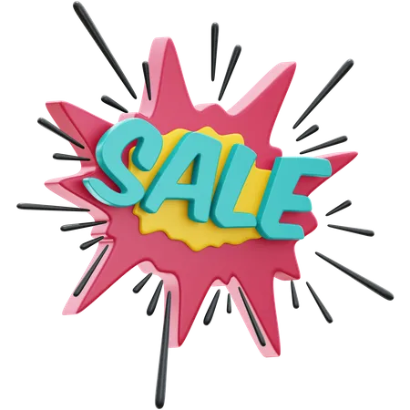 Sale  3D Illustration