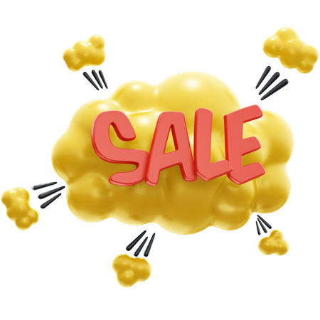 Sale  3D Illustration