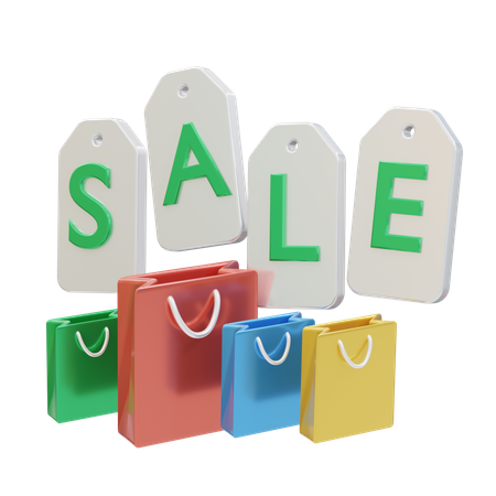 Sale  3D Illustration