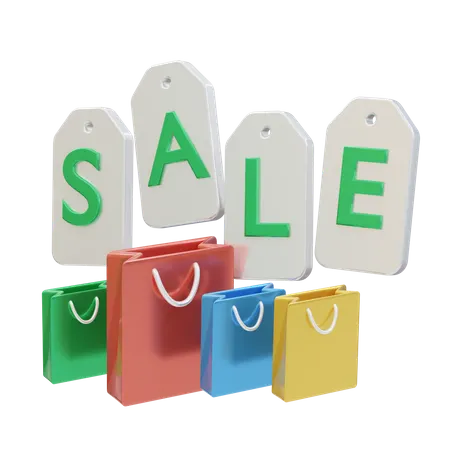 Sale  3D Illustration