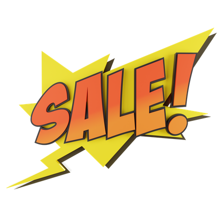 Sale  3D Icon