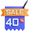 Sale 40 Percent