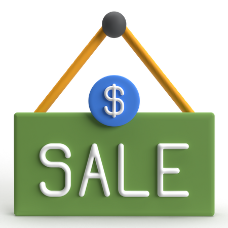 Sale  3D Icon