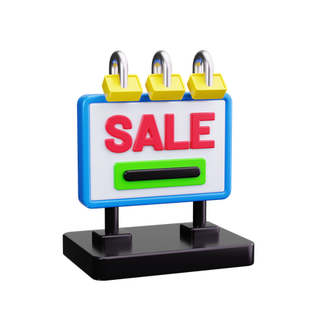 Sale Ads  3D Icon
