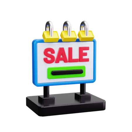 Sale Ads  3D Icon