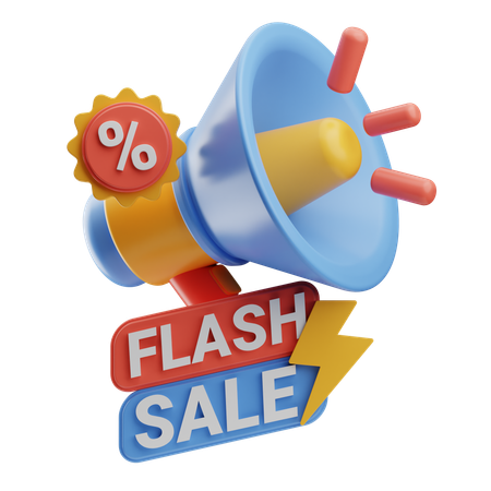 Sale Ads  3D Icon