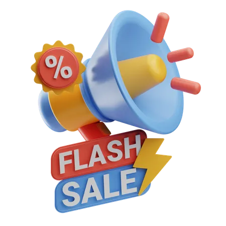 Sale Ads  3D Icon