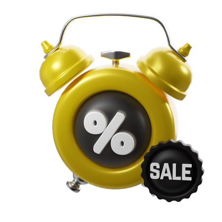 Sale Alarm  3D Icon