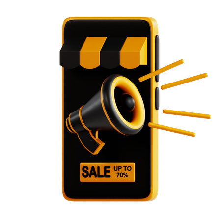 Sale Announcement  3D Icon