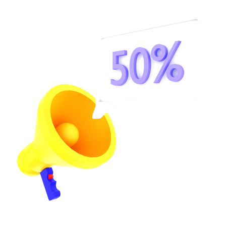 Sale announcement  3D Icon