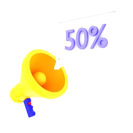 Sale announcement  3D Icon