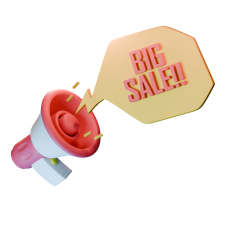 Sale Announcement  3D Icon