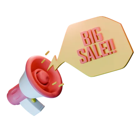 Sale Announcement  3D Icon