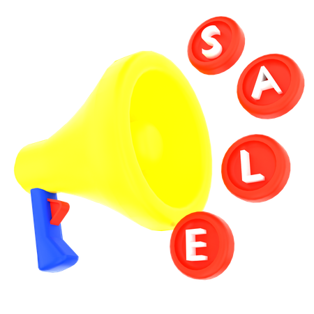 Sale announcement  3D Icon