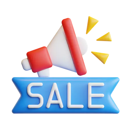 Sale Announcement  3D Icon