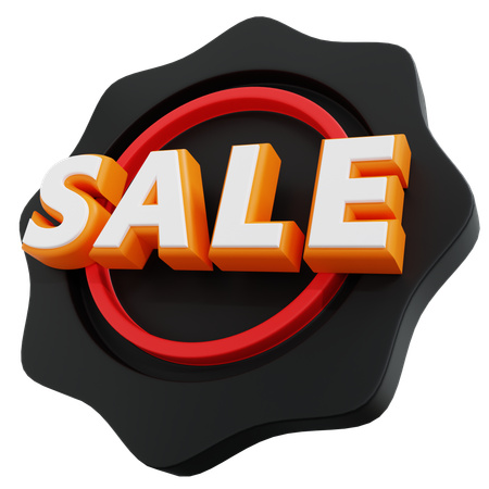 Sale Badge  3D Icon