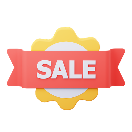 Sale Badge  3D Icon