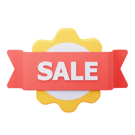 Sale Badge  3D Icon