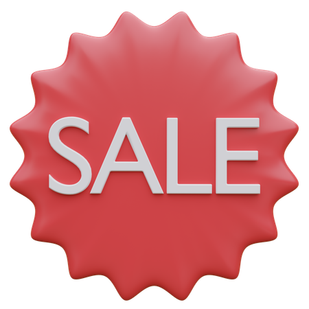 Sale Badge  3D Icon