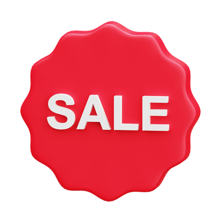 Sale Badge  3D Icon