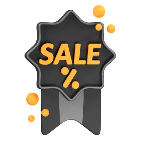 Sale Badge  3D Icon