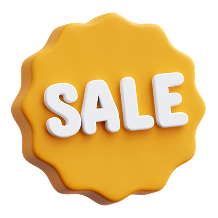 Sale Badge  3D Icon