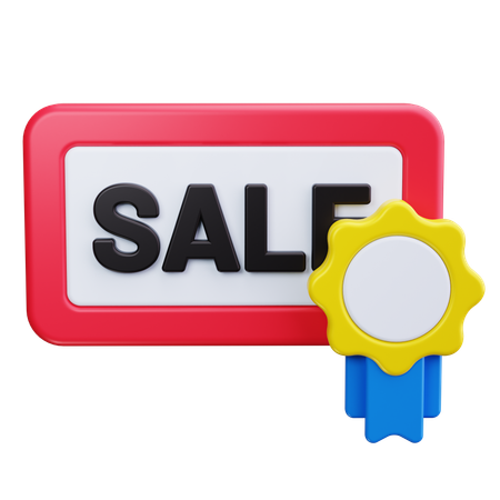 Sale Badge  3D Icon