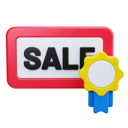 Sale Badge  3D Icon