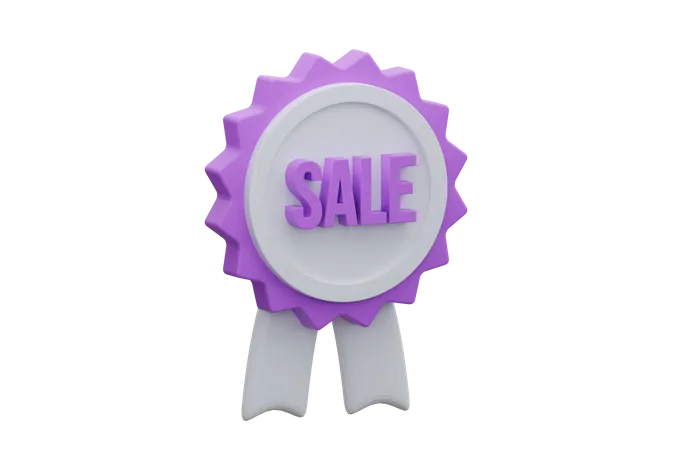 Sale Badge  3D Icon